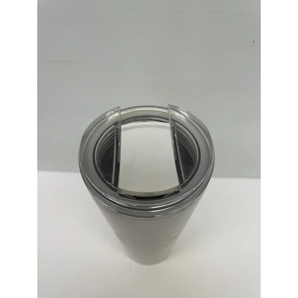 Starbucks Holiday 2021 Icy White Stainless Steel Cold Cup 16oz Grande‎ Tumbler